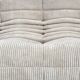 Togo sofa in beige corduroy attributed to Michel Ducaroy for Ligne Roset