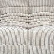 Togo sofa in beige corduroy attributed to Michel Ducaroy for Ligne Roset