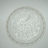 pair of art-deco plates in glass paste by Lorrain