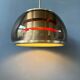 Suspension Space Age vintage 1970s in smoked glass