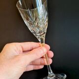 Lot de 6 verres à pied en cristal taillé « Cassandra » de Cristal d’Arques,