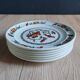 Set of 6 Syracuse Dessert Plates France Vintage | French Tableware