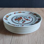 Set of 6 Syracuse Dessert Plates France Vintage | French Tableware