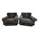 Paire de fauteuils design vintage italien des annes 70