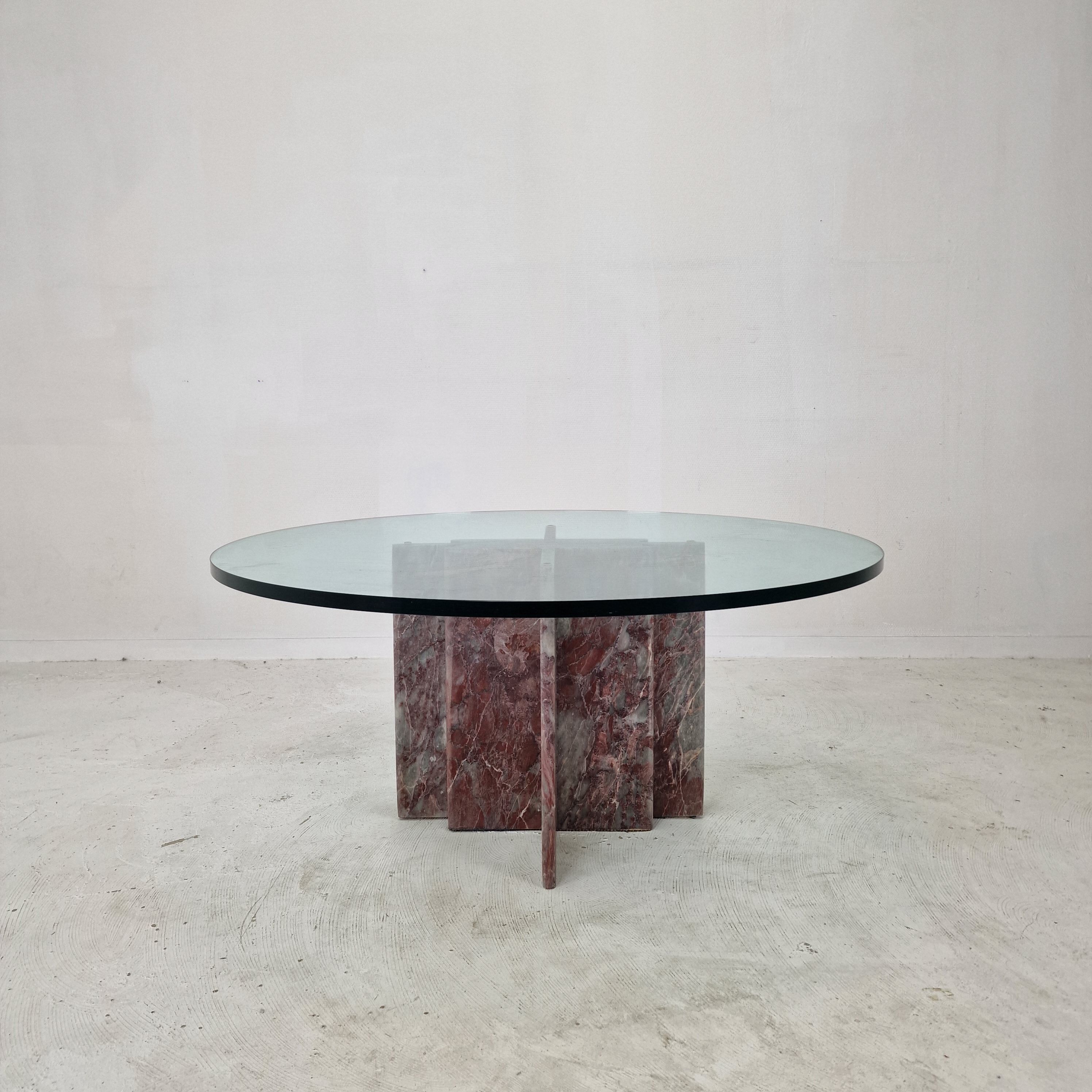 Italian Marble Coffee Table, 1980's