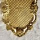 Neo-Baroque decorative brass tray - stamped DL number 6 registered