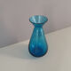 Blue blown glass vase from Venini