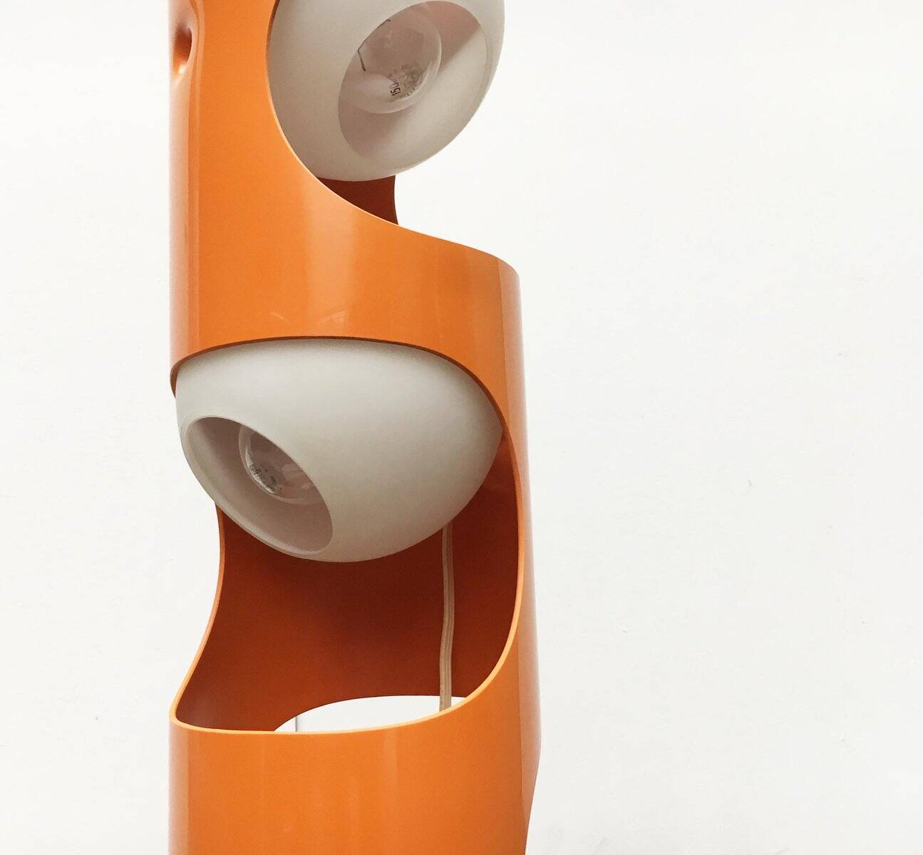 Mid-Century Swiss Space Age Floor Lamp Guggerli L3 by Rosemarie and Rico Baltensweiler for Baltensweiler, set of 2