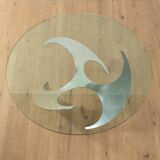 Propeller coffee table, Knut Hesterberg for Ronald Schmitt