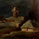 Mill landscape by the water, 20th century, signed