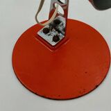 Vintage Targetti Sankey Orange Desk Lamp, Italian 70s Design