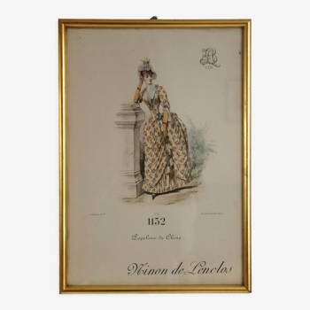 Gravure de mode "Ninon de Lenclos" vers 1890