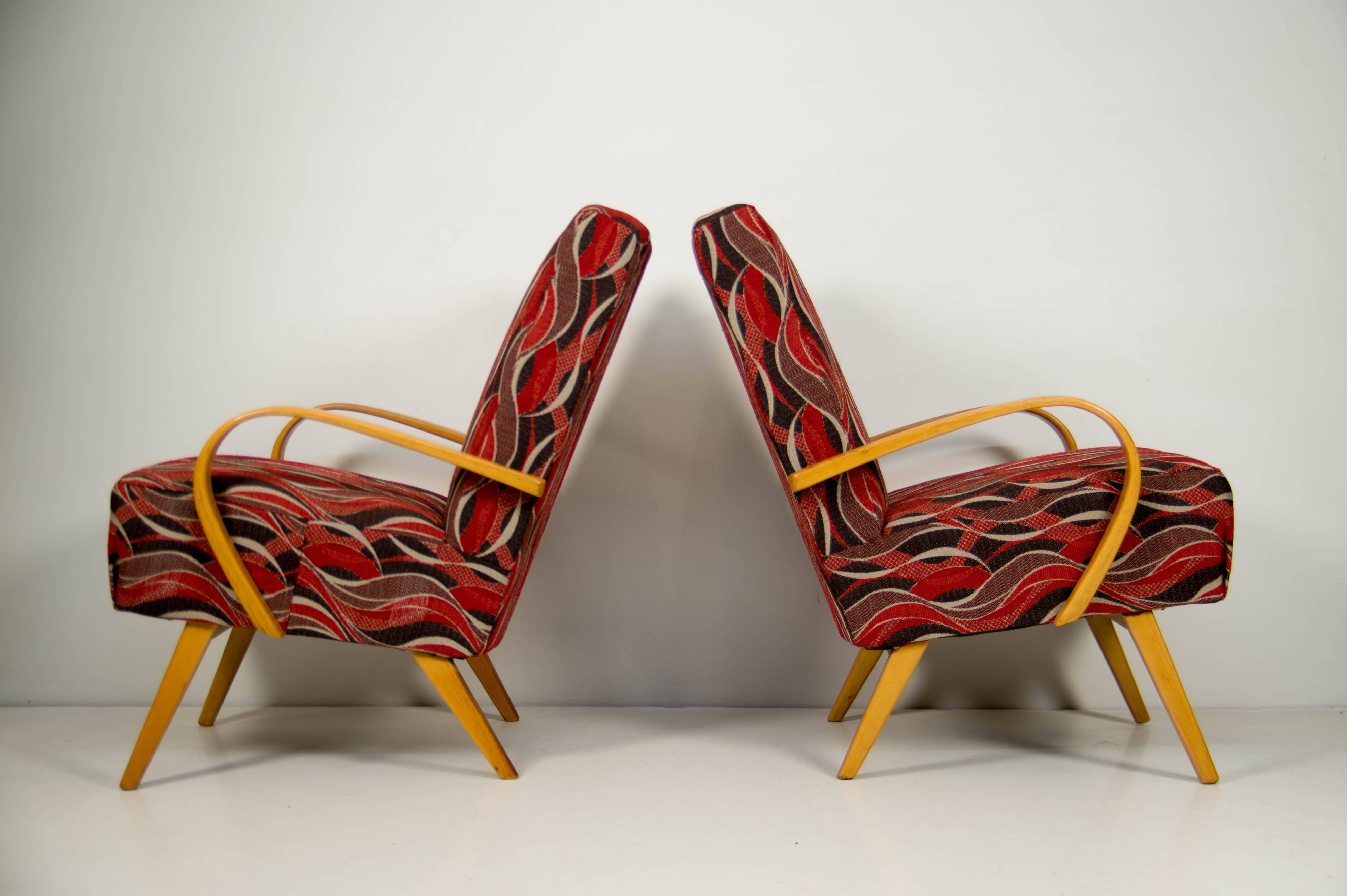 Pair of Armchairs by Jindrich Smidek, Czechoslovakia, 1960s