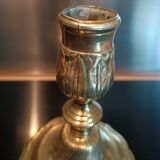 Regency candle holder in gilded bronze