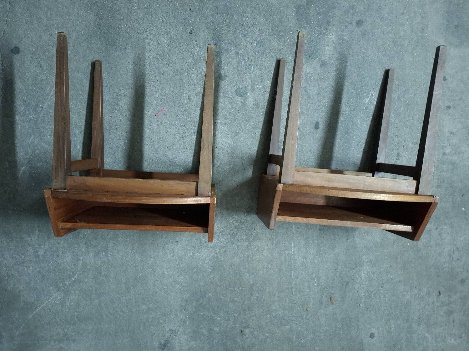 Scandinavian teak bedside table (2 available)