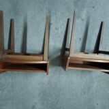 Scandinavian teak bedside table (2 available)