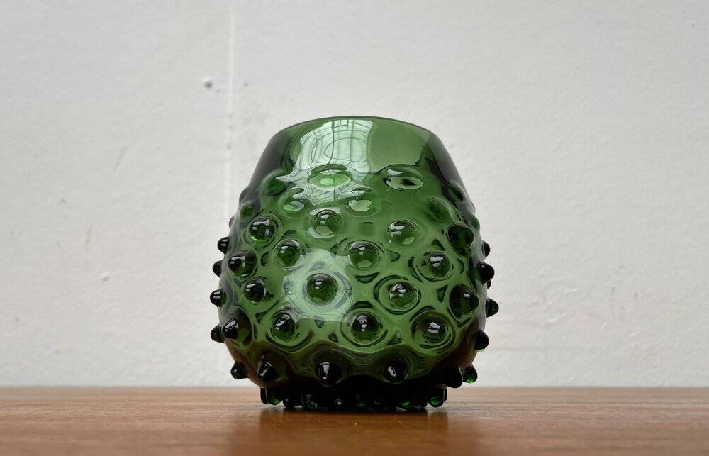 Czech glass vase from the mid-century by Frantisek Kondella for Prachen, 1960s