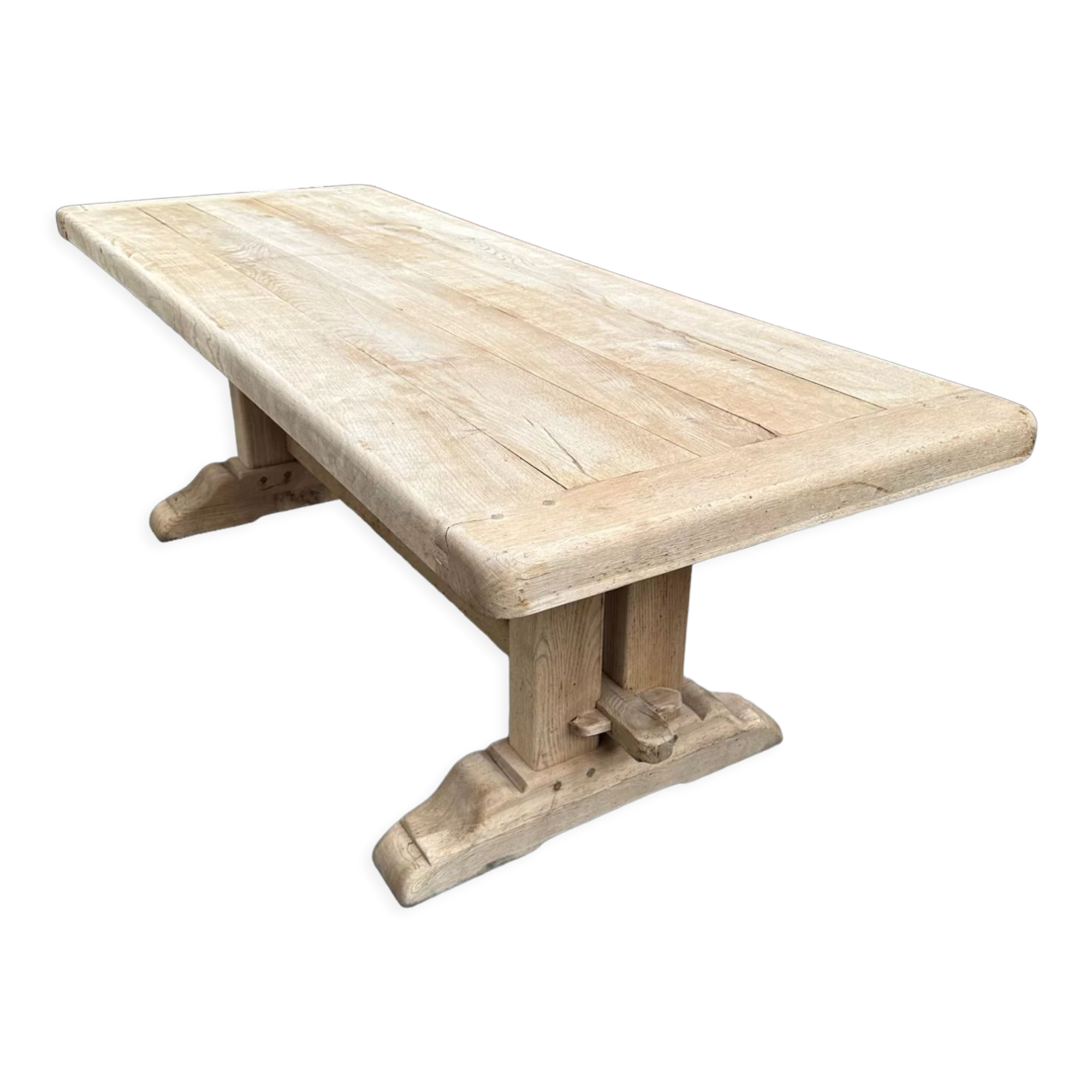 Solid oak farmhouse table