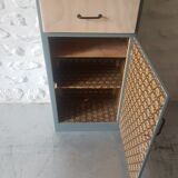 Vintage grey blue chest of drawers