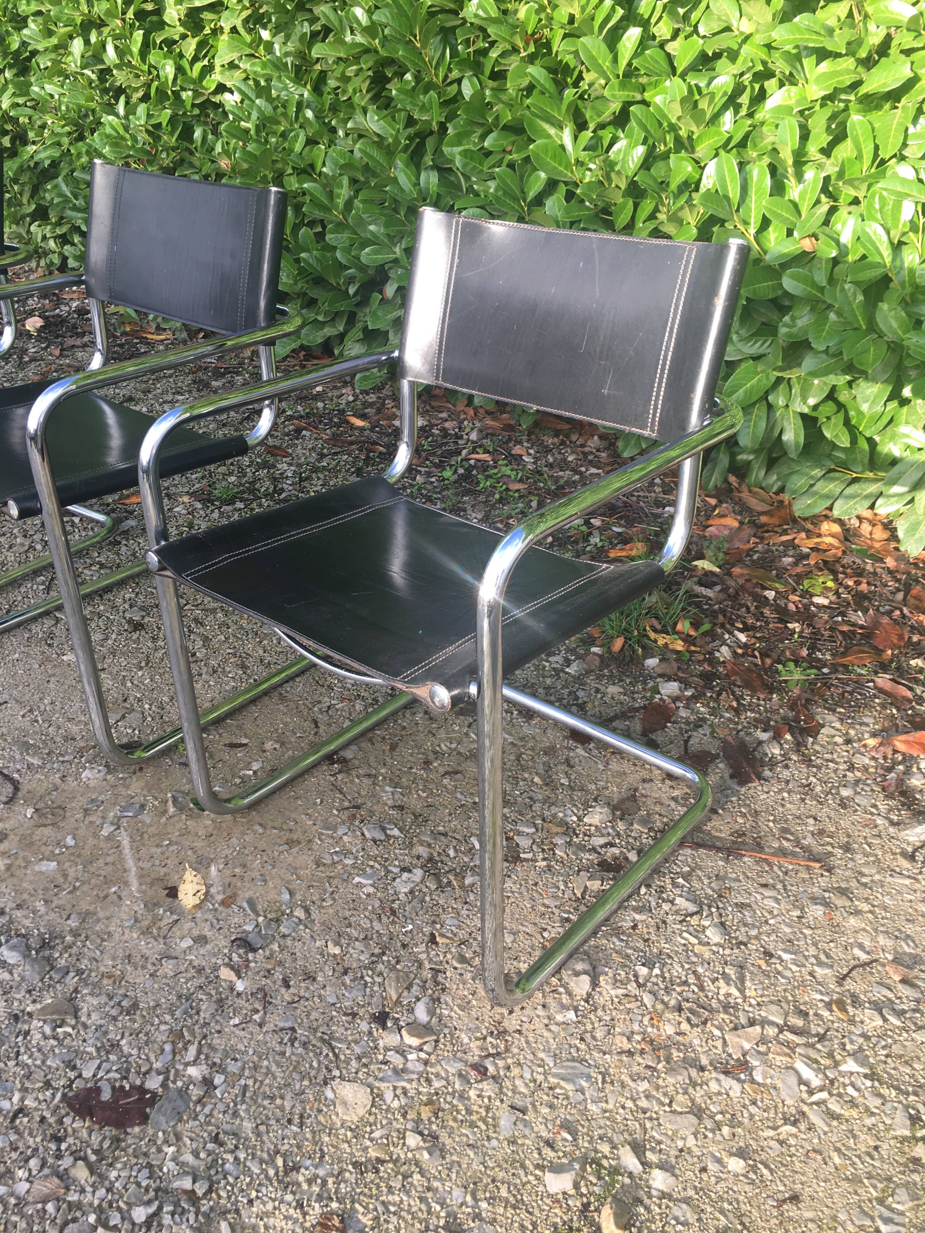 Set of 6 armchairs