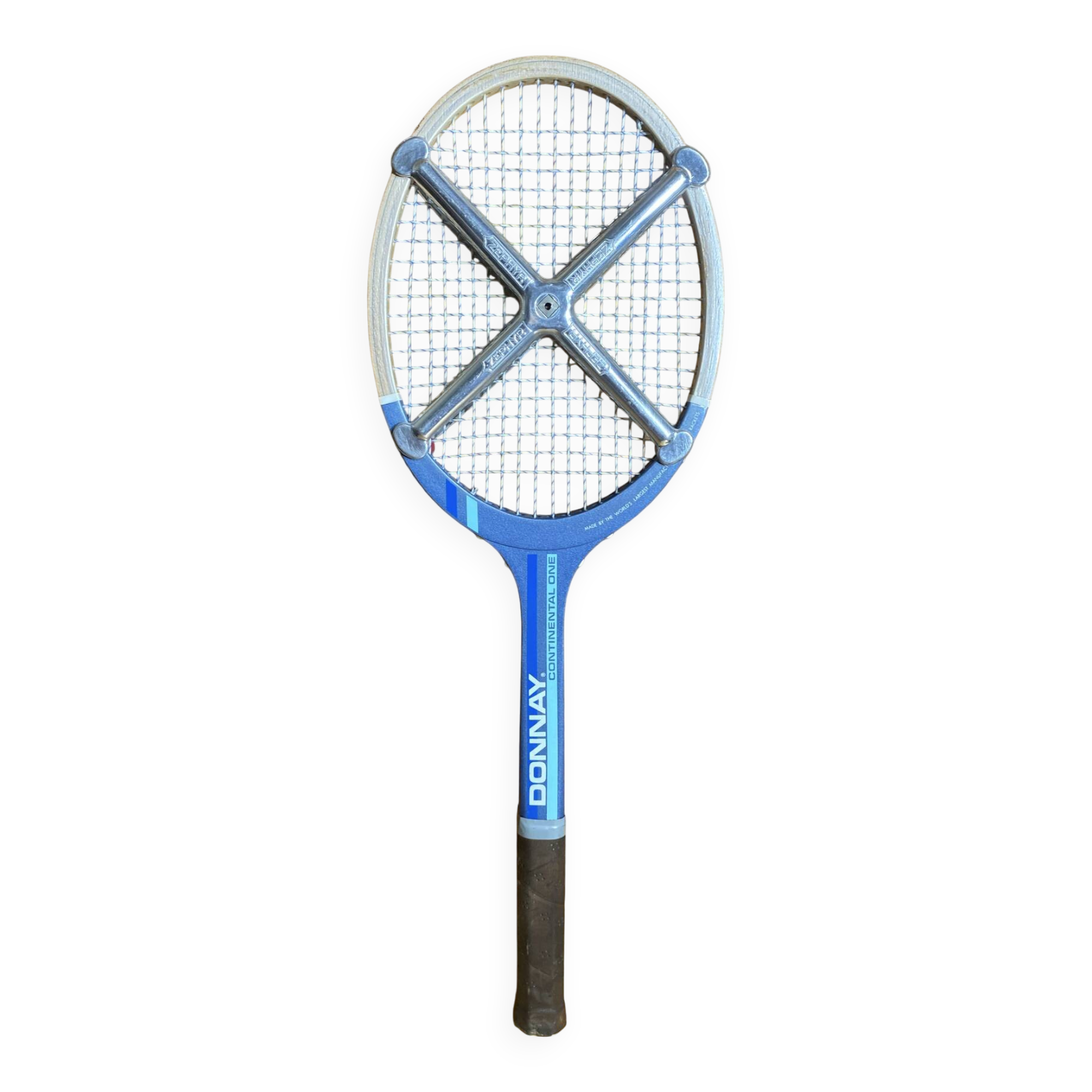 Old tennis racket donnay continental one wood + vintage zéphyr