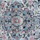 handmade old oriental rug 156x190cm