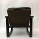 Mid-century design OY BJ Dahlqvist AB Dark Brown Leather safari lounge chai
