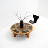 Danish coffee table by Tue Poulsen for Haslev Mobelsnedkeri