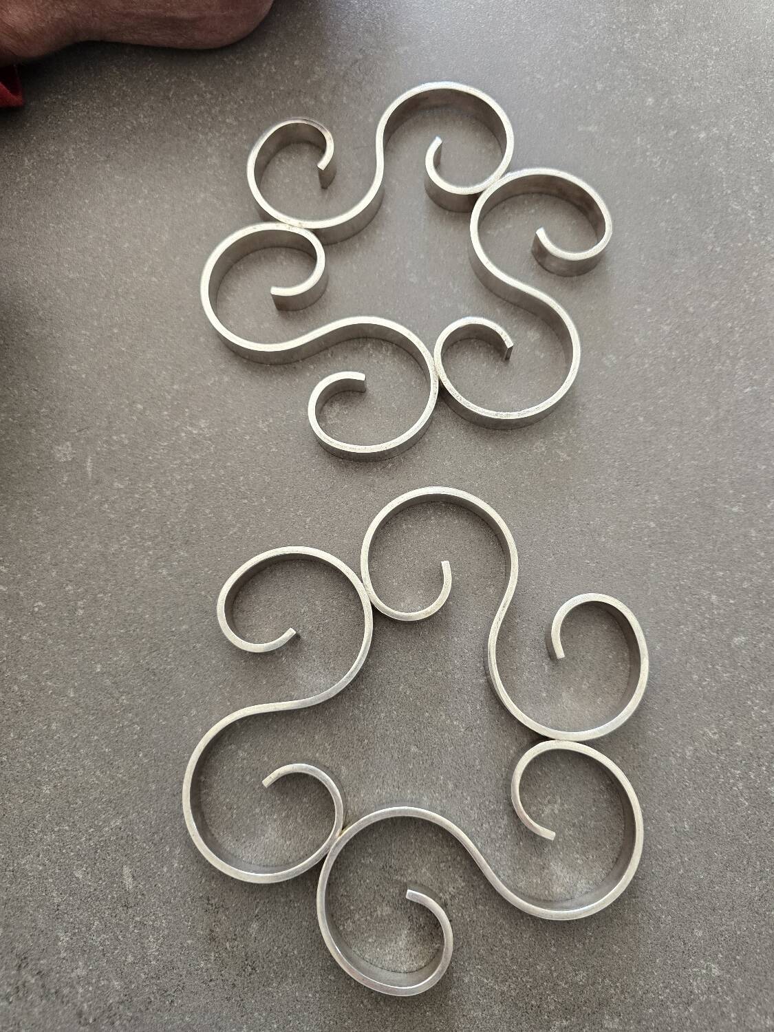 Christofle Gallia model silver-plated metal trivet