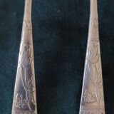 Silver-plated metal spoons, Argonid Booth & Haydens, 1879