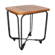 Wood and metal table