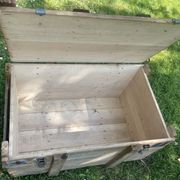 Trunk, natural wood box, very healthy