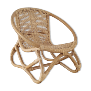 fauteuil osier et rotin