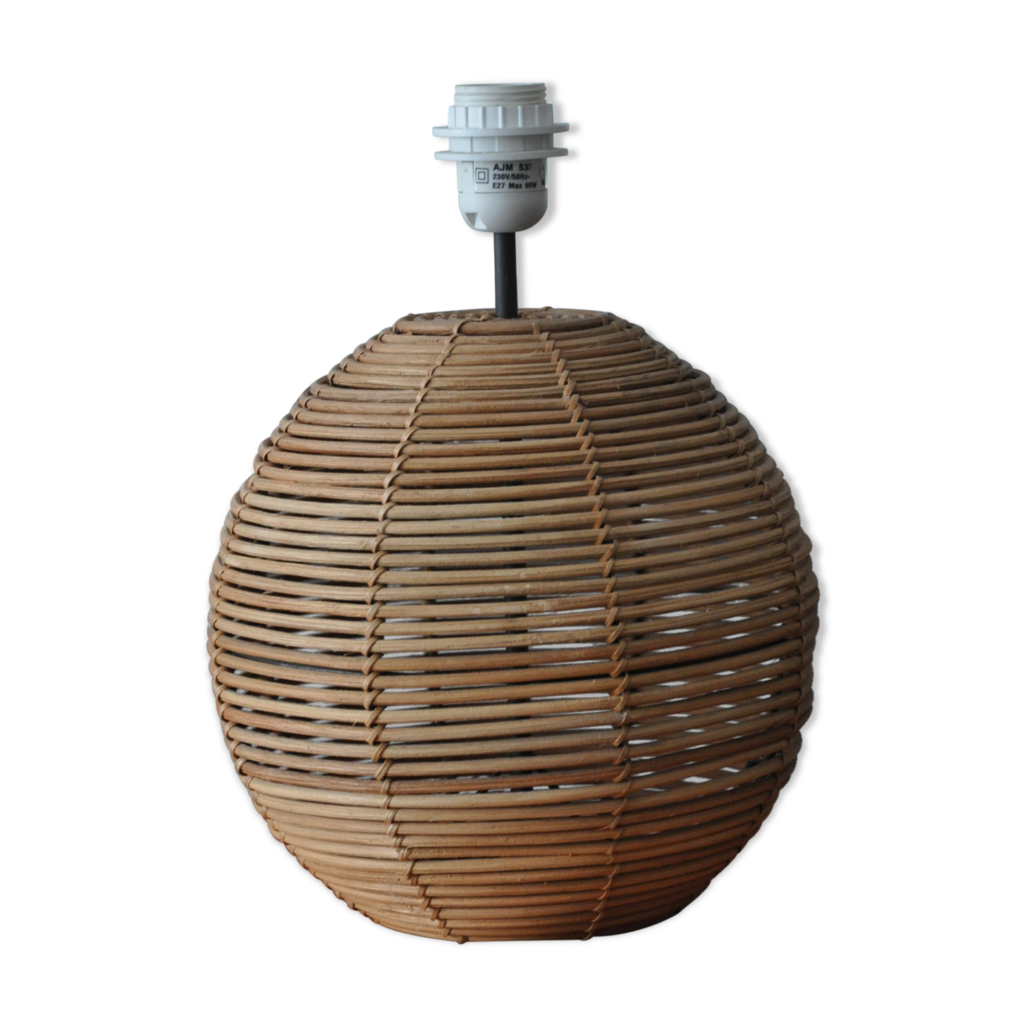 Rattan ball lamp foot