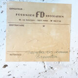 Side table or harness in travertine 1970