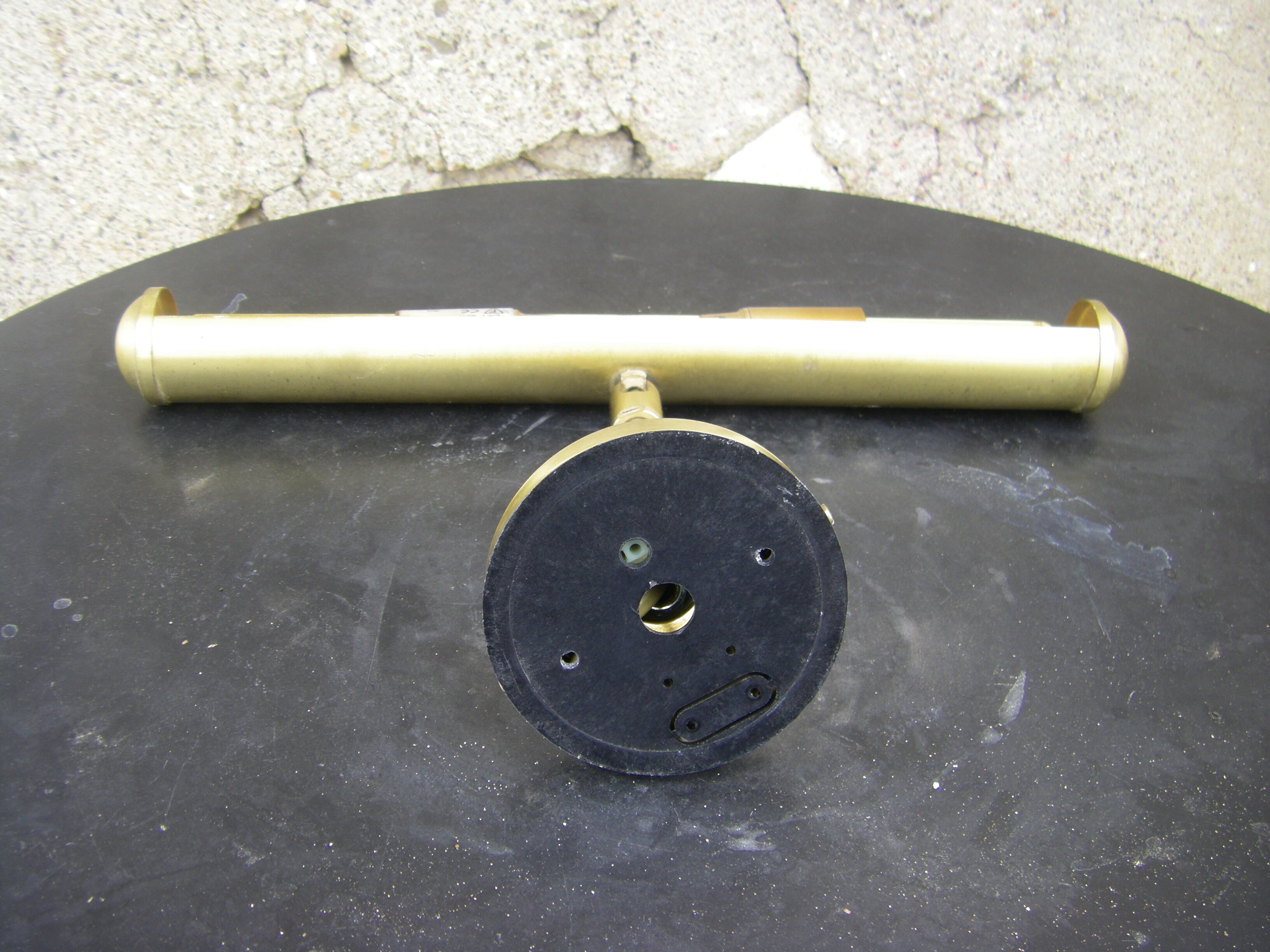 Vintage brass wall lamp