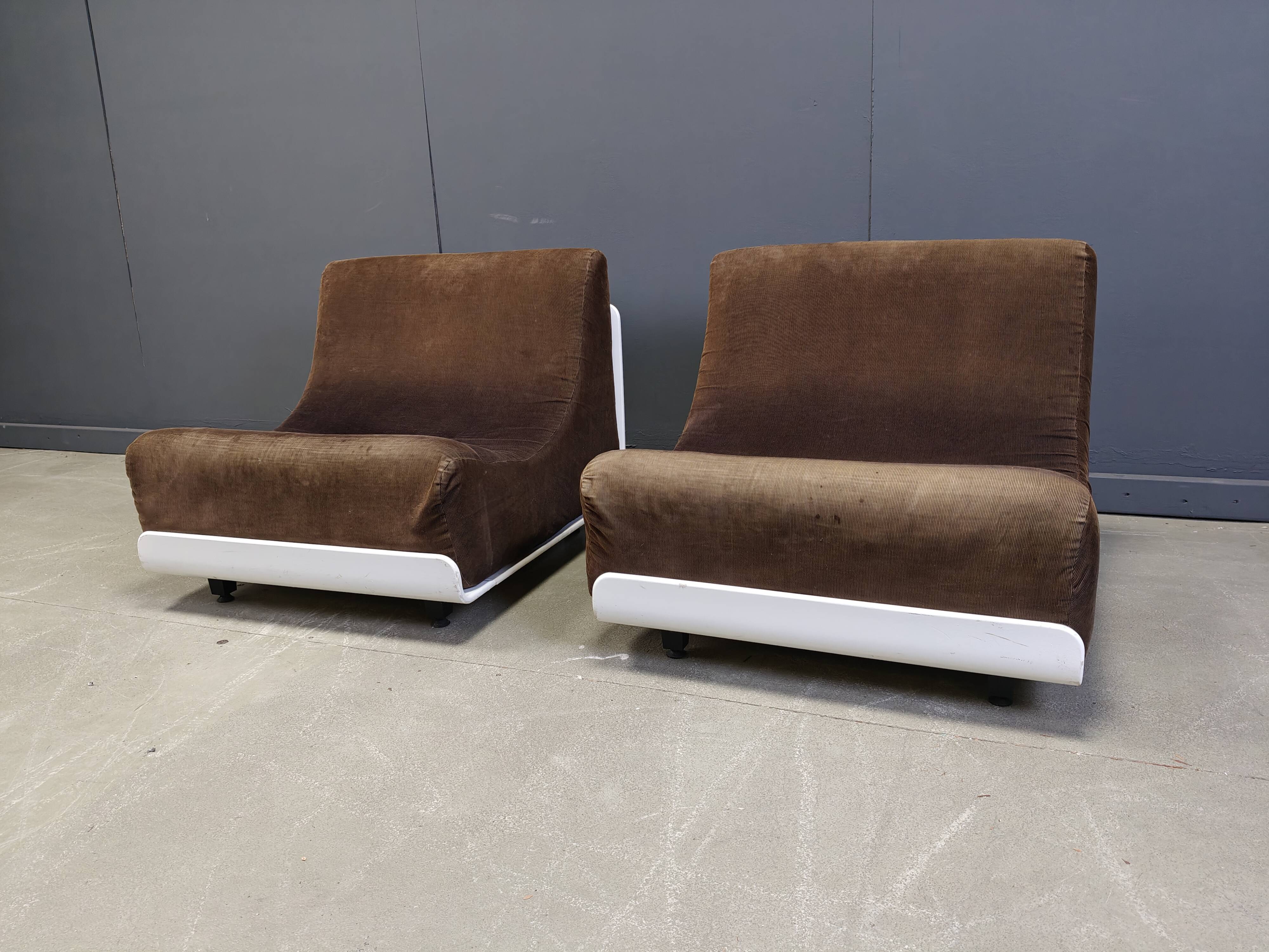 Space age Orbis lounge chairs by Luigi Colani for Cor, 1960s