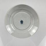 Large round dish "Rachel" Moulins des loups & Hamage, iron earth, 20th century