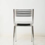 Pair of chrome chairs "Sandow" (1 of 3), René Herbst, 1980s