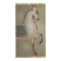 Painted canvas depicting a side view of an Indian horse. Contemporary work.