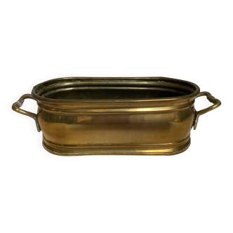 Brass trinket tray planter