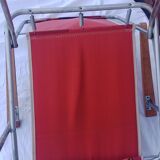 70's vintage fabric folding armchair