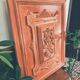 Decorative Hand-Painted Old Wooden Door Panel, Unique Piece
