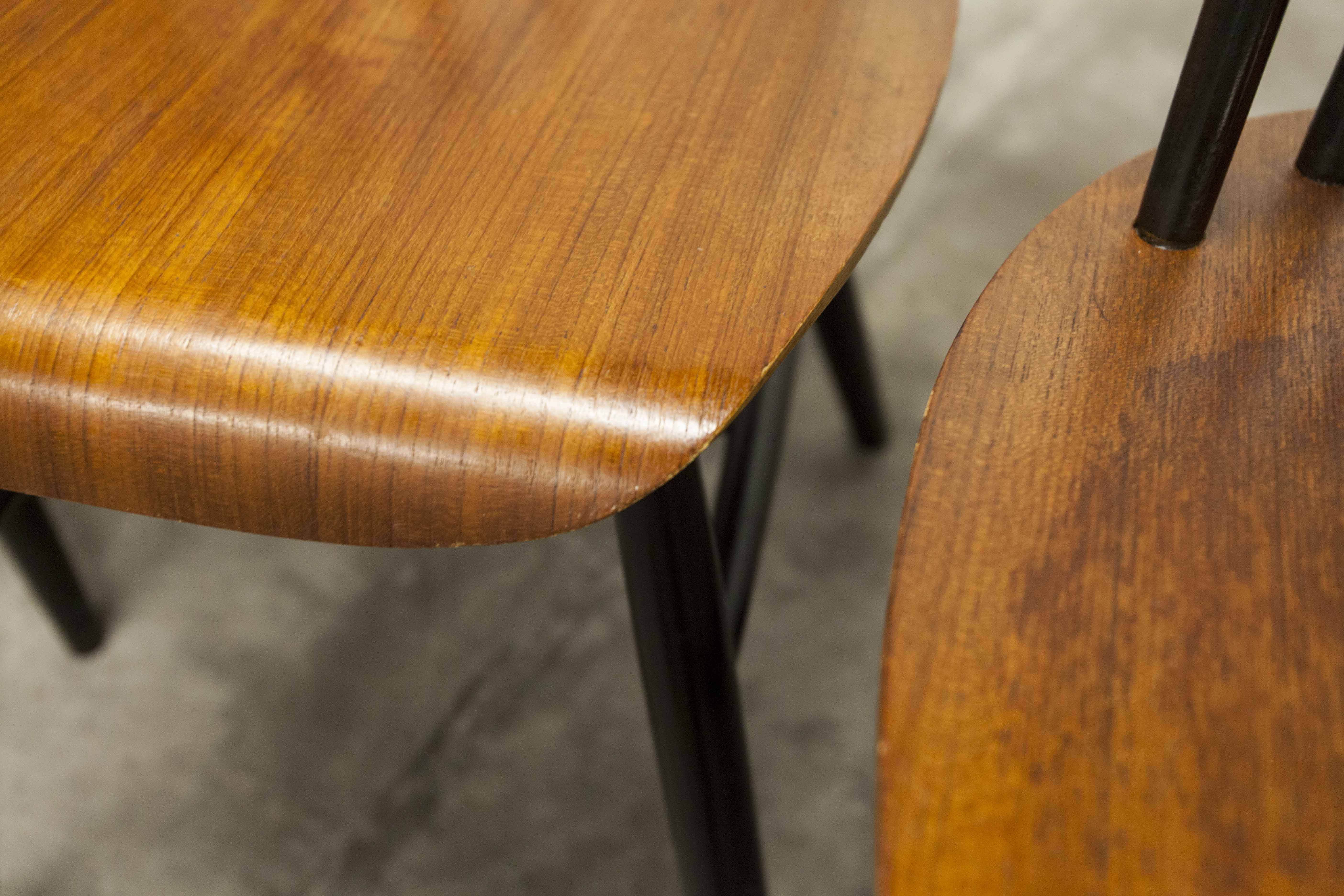 Set of 4 Fanett chairs by IImari Tapiovaara 1960