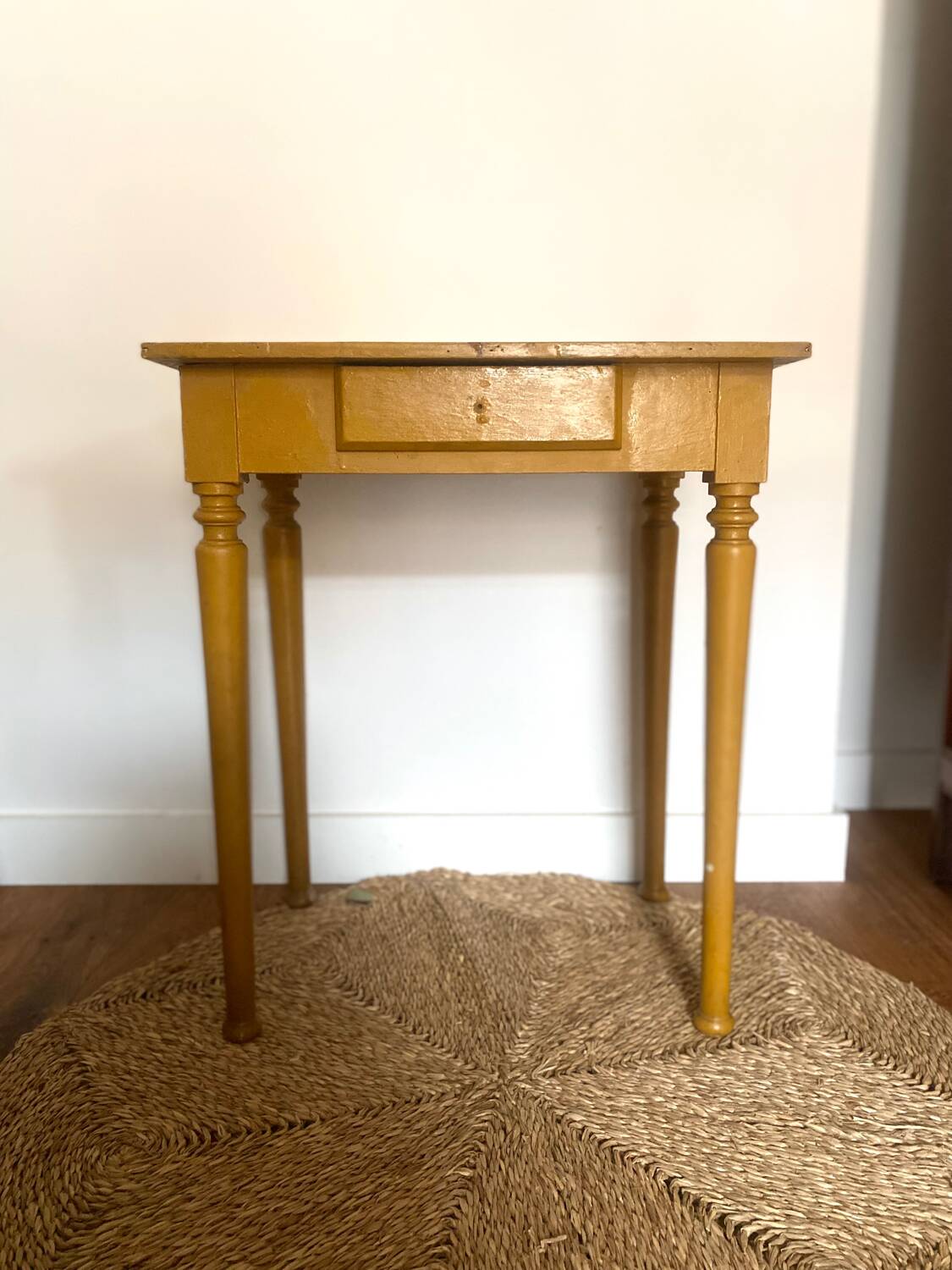 Antique wooden side table
