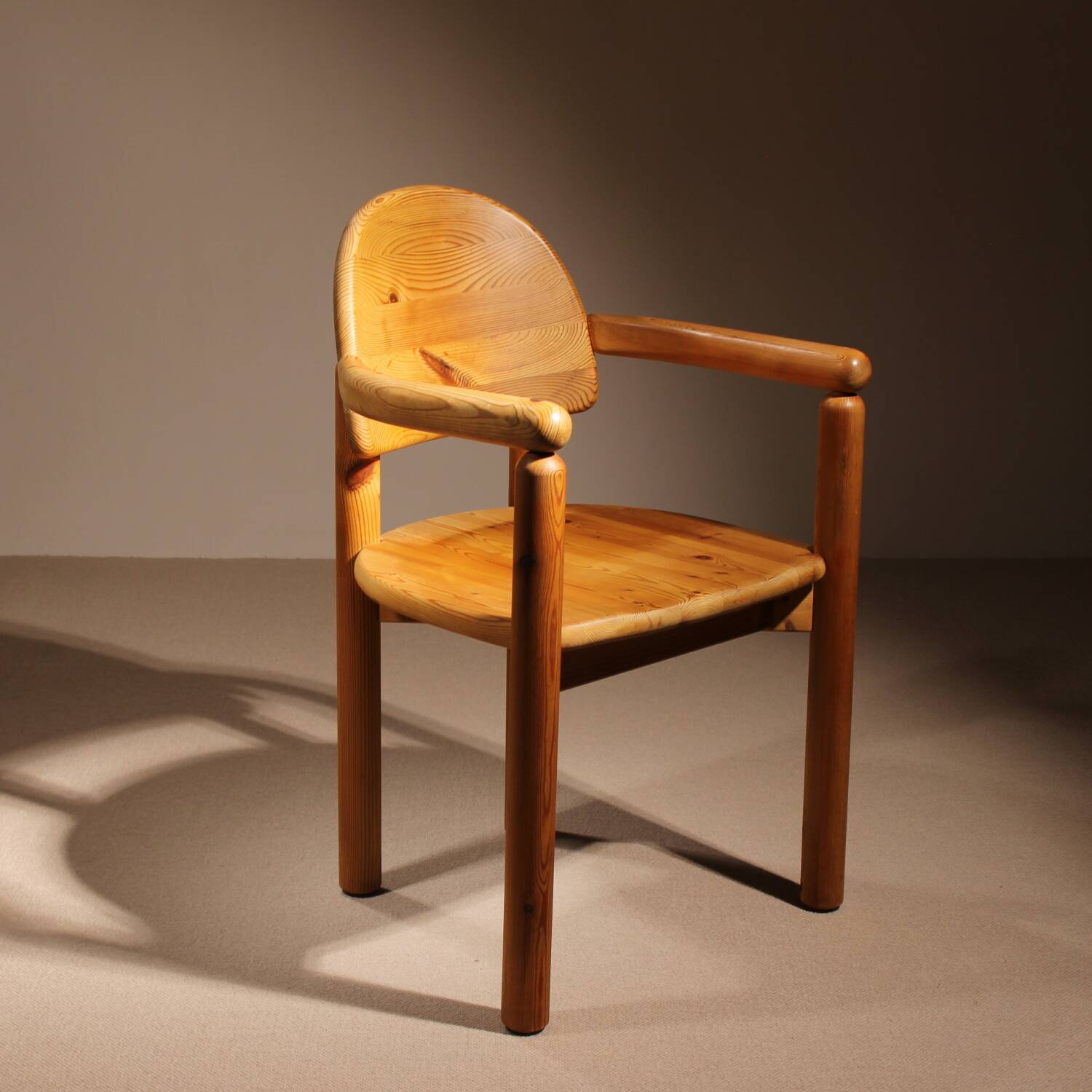 6 fauteuils par Rainer Daumiller en bois de pin, Danemark années 1980