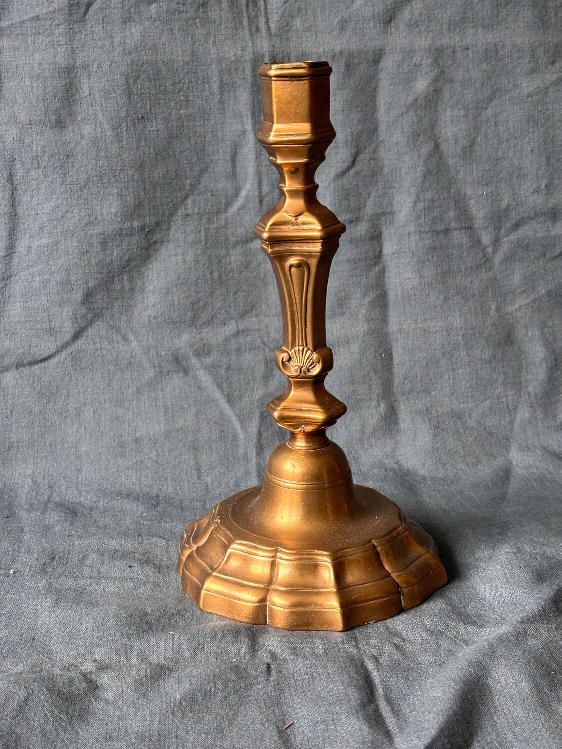 Bronze candle holder