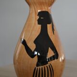 Grandjean Jourdan vase Vallauris 1950s-60s