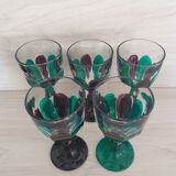 Wine glasses 80s