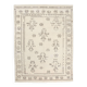 8x10 Beige & Dark Brown Modern Oushak Rug, 232x303Cm